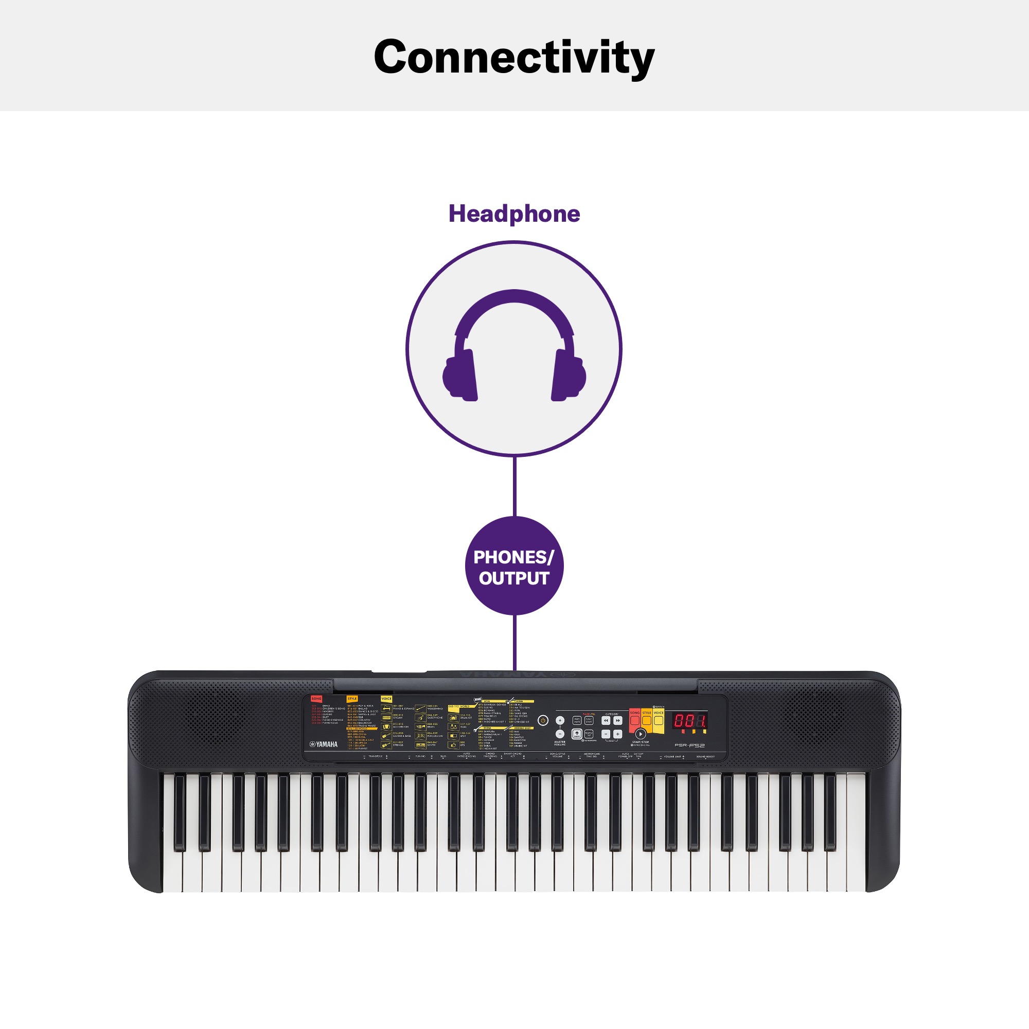 Đàn Organ (keyboard) Điện Tử Yamaha PSR-F52