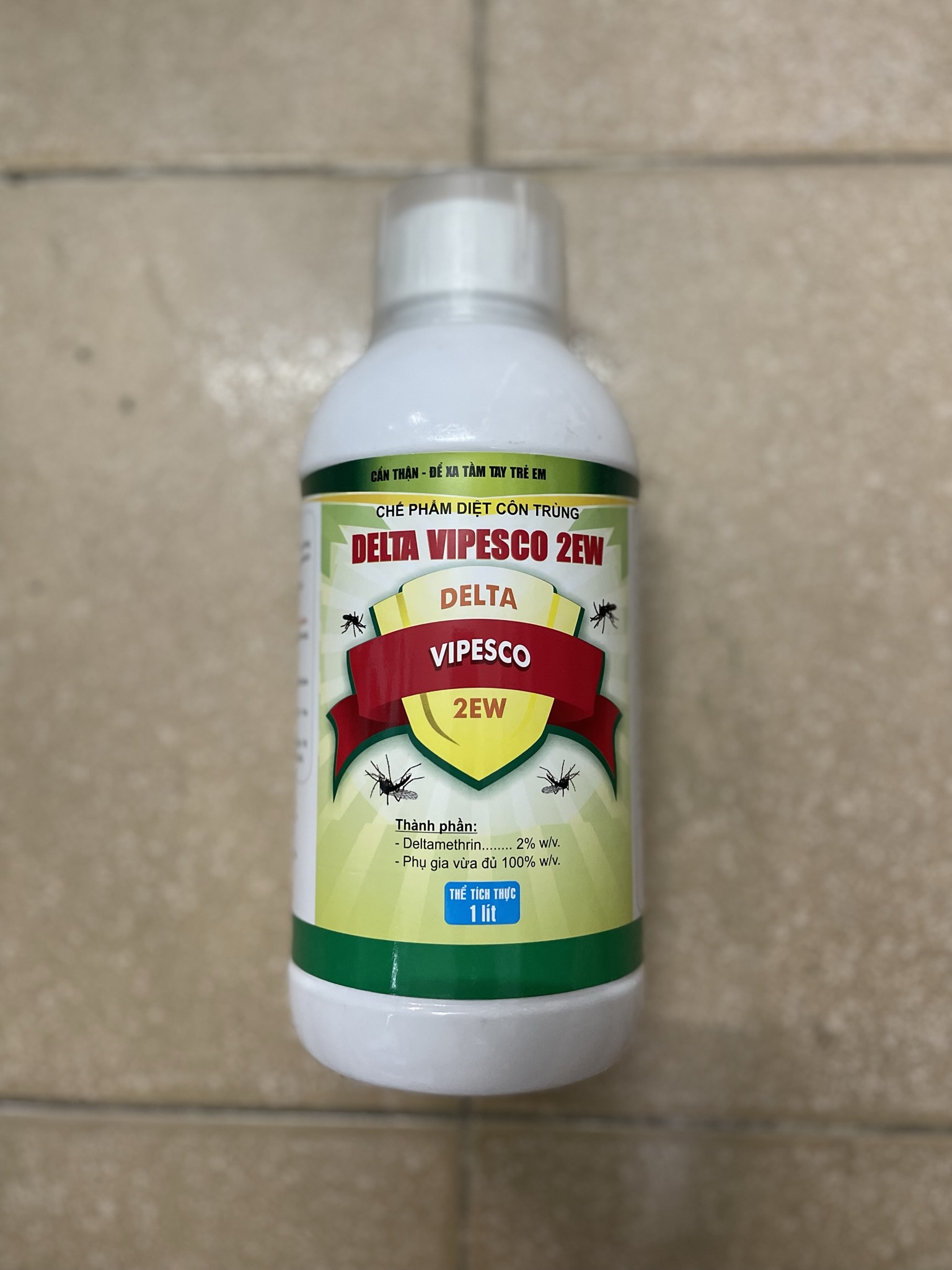 (Ko mùi-Hạ gục ngay) Thuốc diệt côn trùng Delta-Vipesco 2EW diệt muỗi, kiến, gián..cho khu dân cư và ruồi, ve, mạt... chuồng trại