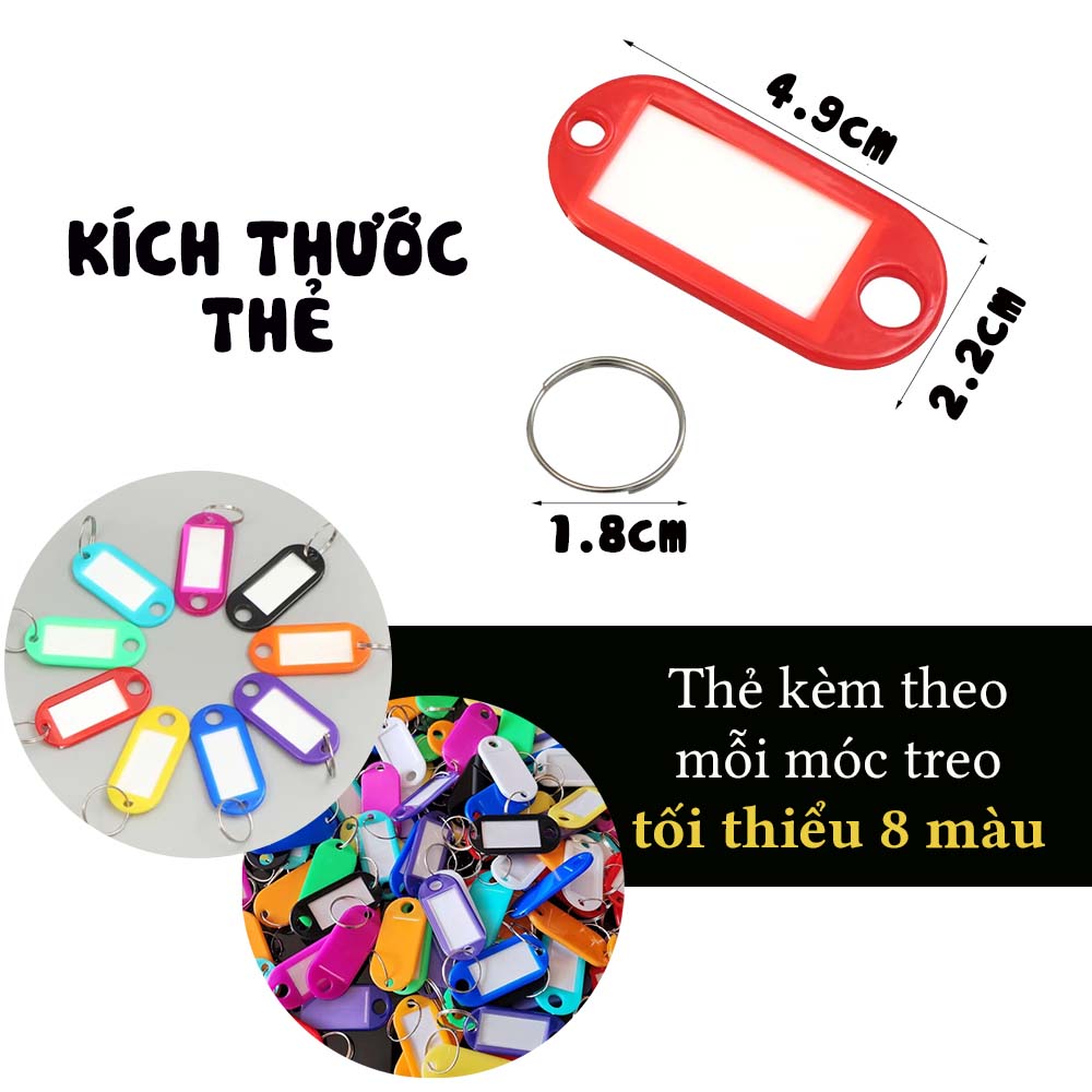 Móc Treo Kèm Thẻ Ghi Nhớ, Tay Cầm Giữ Chìa Khóa Thẻ Ghi Chú Tay Nắm Số Thứ Tự Đánh Dấu Phòng, Tầng Legaxi