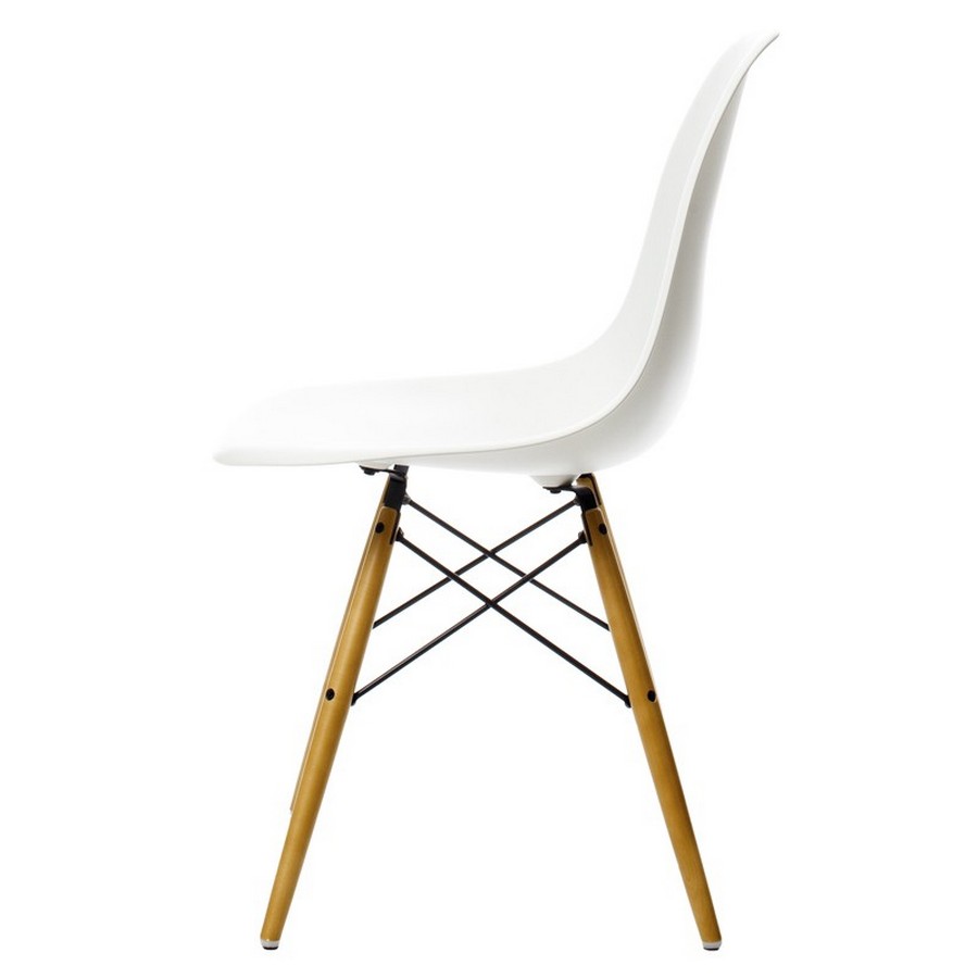 Ghế Eames Kachi nhựa chân gỗ E1