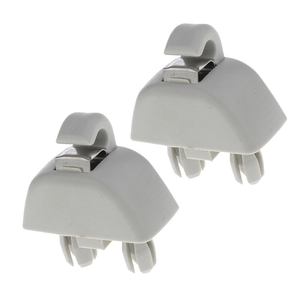 2 Pieces Inner Sun Visor Hook Clips For Audi A6 C6 VW for Passat Polo