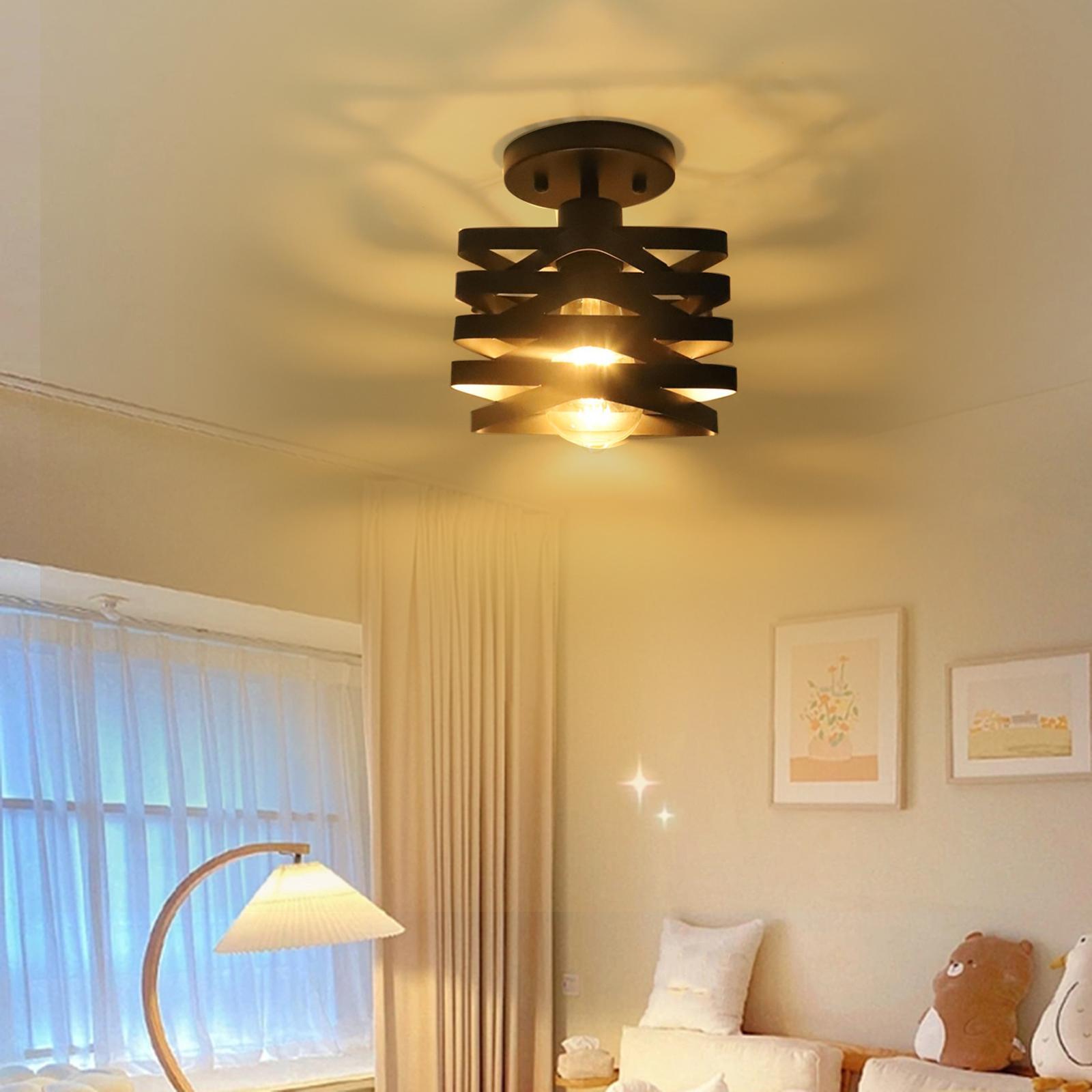 LED Ceiling Light Shade Kitchen Wrought Iron Ceiling Pendant Light Shade