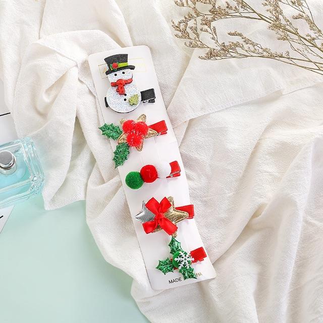 Sét kẹp tóc noel