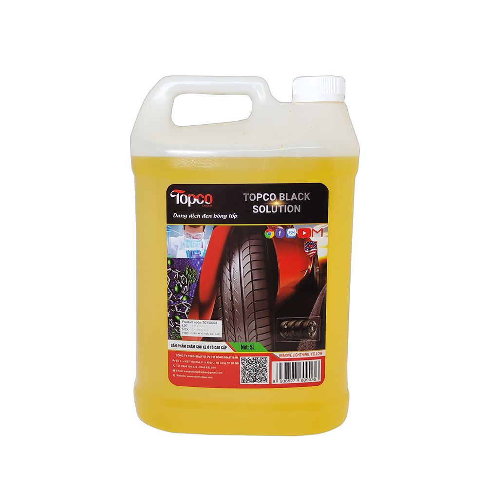 Dung dịch đen bóng lốp TOPCO
