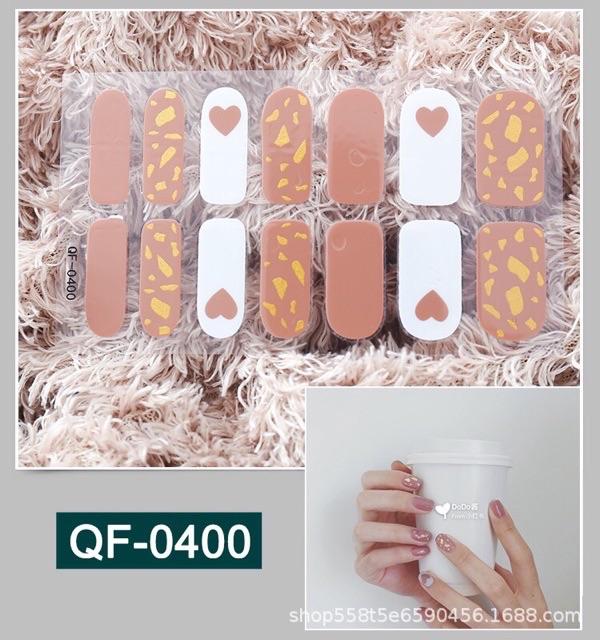 Set dán móng tay nails dán nghệ thuật nhiều màu - có ngay bộ móng đẹp trong 5 phút (Nail wraps / Nail stickers)