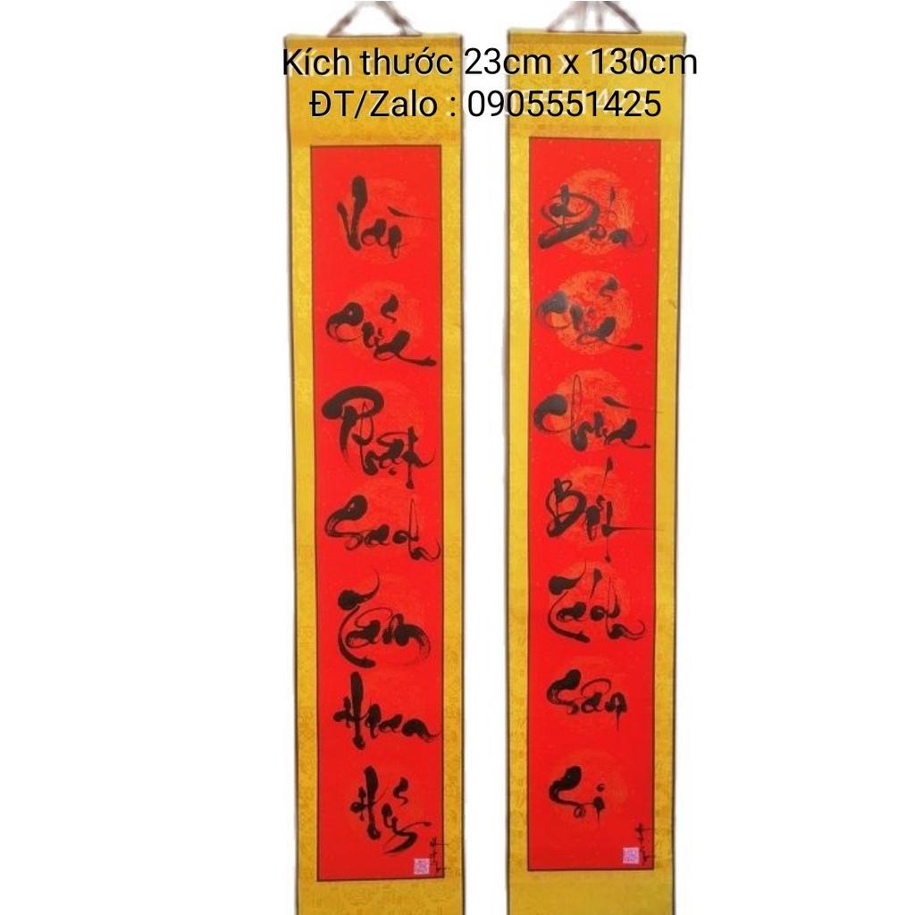 Câu đối thư pháp Phật giáo