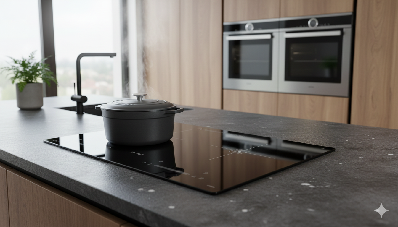 Kopper Bếp từ đôi KP5599 công suất 2400W sang trọng và bền bỉ với mặt kính Ceramic và công nghệ IGBT tiết kiệm điện năng Hàng Chính Hãng