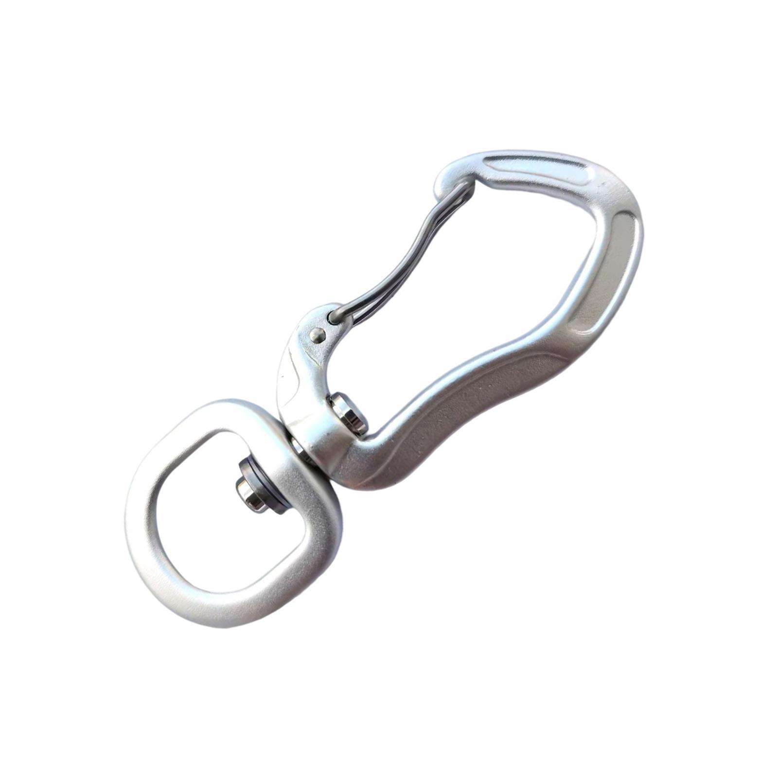 Swivel Carabiner Clip Aluminium Carabiner for Key Chain Hiking Sports Boat Anchor Rope