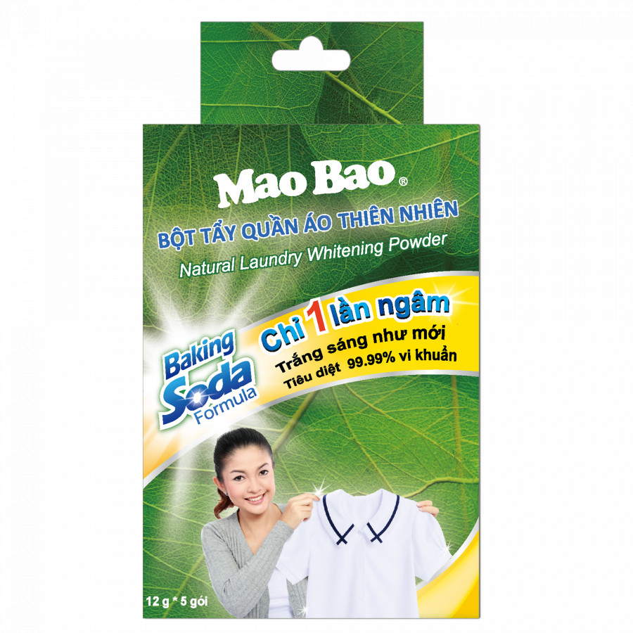 Bột tẩy quần áo Mao Bao 5 gói