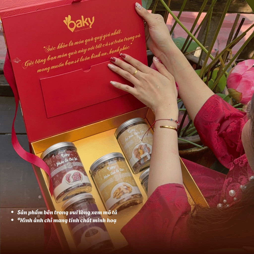 [SET QUÀ TẾT 2026] Hộp Quà Phúc Lộc Viên Mãn 3D Oaky - Quà Tặng Cao Cấp, Biếu Tết Sang Trọng