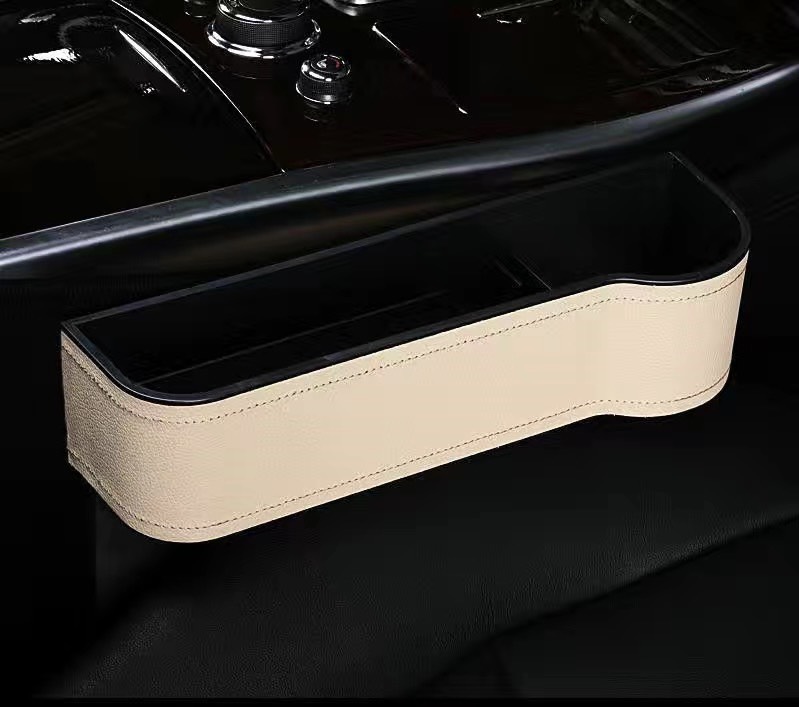 Khay Đựng Đồ Đa Năng Cắm Khe Ghế Ô Tô, Hộc Để Đồ Cao Cấp Trên Xe Hơi combo 2 bên