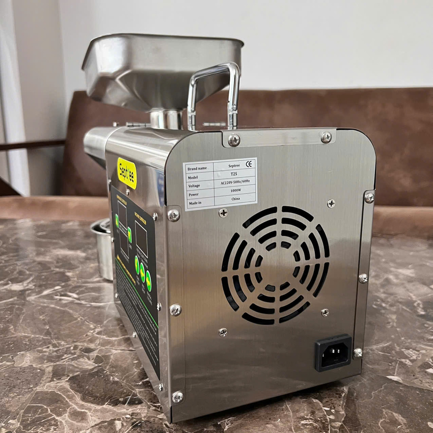 [HÀNG NHẬP KHẨU] Máy ép dầu ăn thực vật chuyên dụng, dùng trong gia đình (1000W) Thương hiệu Mỹ cao cấp Septree - T2S