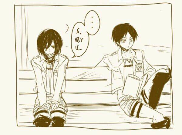 tấn công người khổng lồ - doujinshi eren x mikasa chapter 51 5
