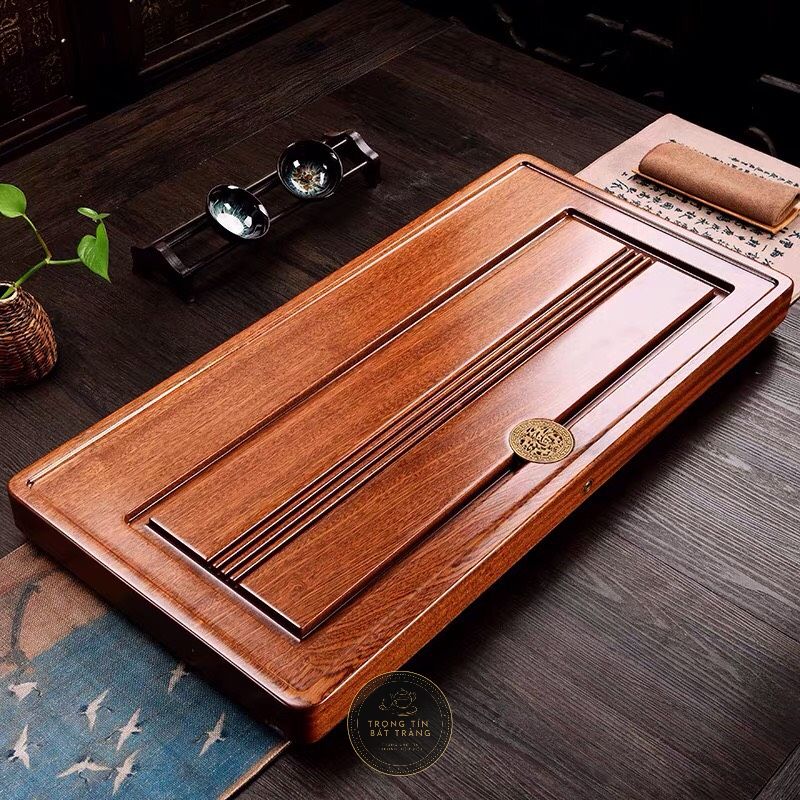 Khay Trà Tre Cao Cấp Chữ Nhật Kích Thước 55*37*3.6 KT 54