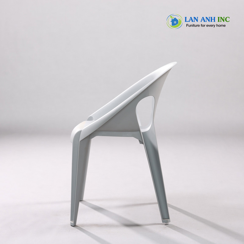 Ghế Nhựa Đúc Nguyên Khối Xếp Chồng Giá Rẻ Bền Đẹp LAD3019T