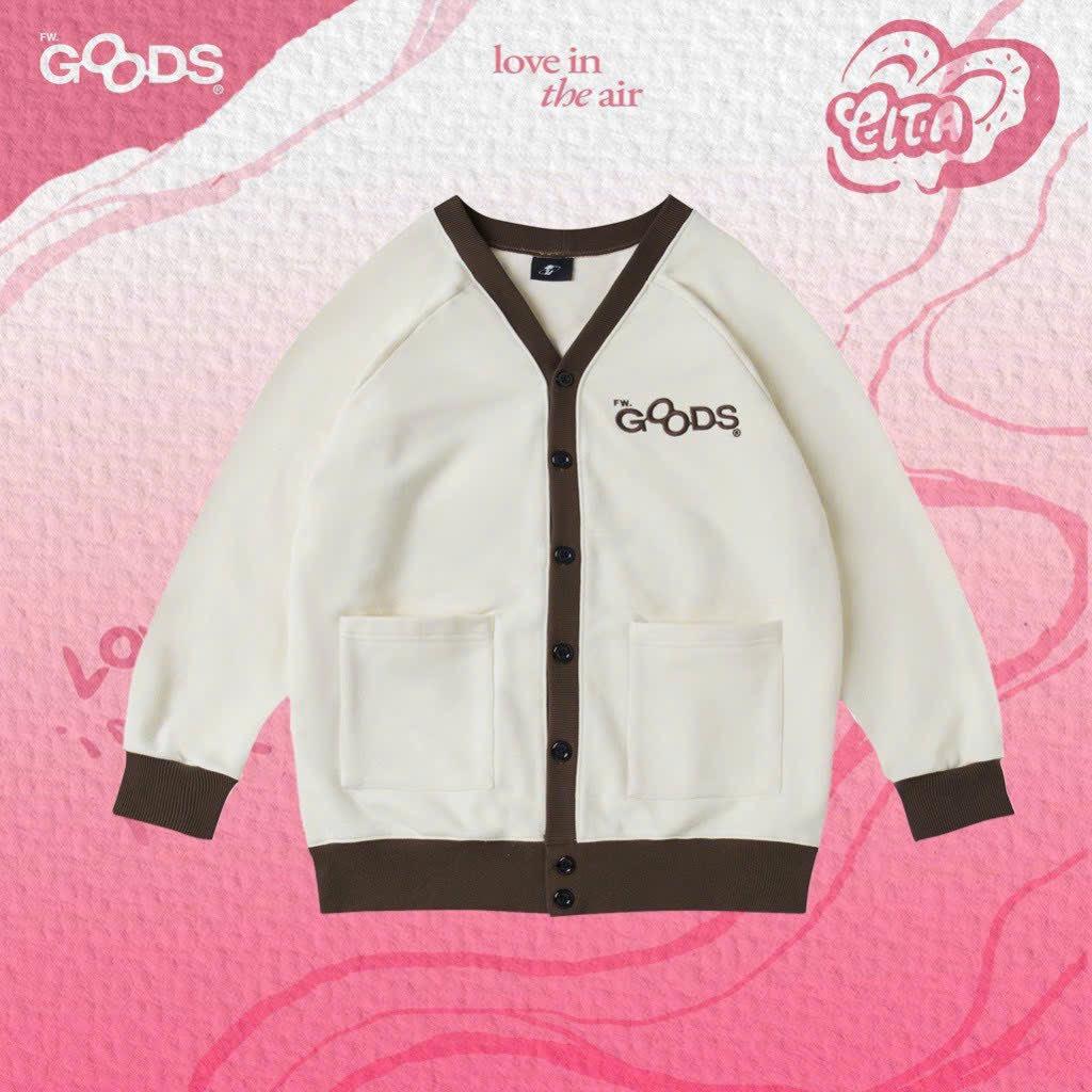 [FREESHIP] Áo Khoác Nỉ Cardigan Dáng Form RộngMềm Mịn Và Dày Dặn Áo Có in Chữ G8DS HTM FASHION - Trắng