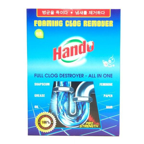 Bộ 10 hộp bột thông cống xuất khẩu Hando 100Gr