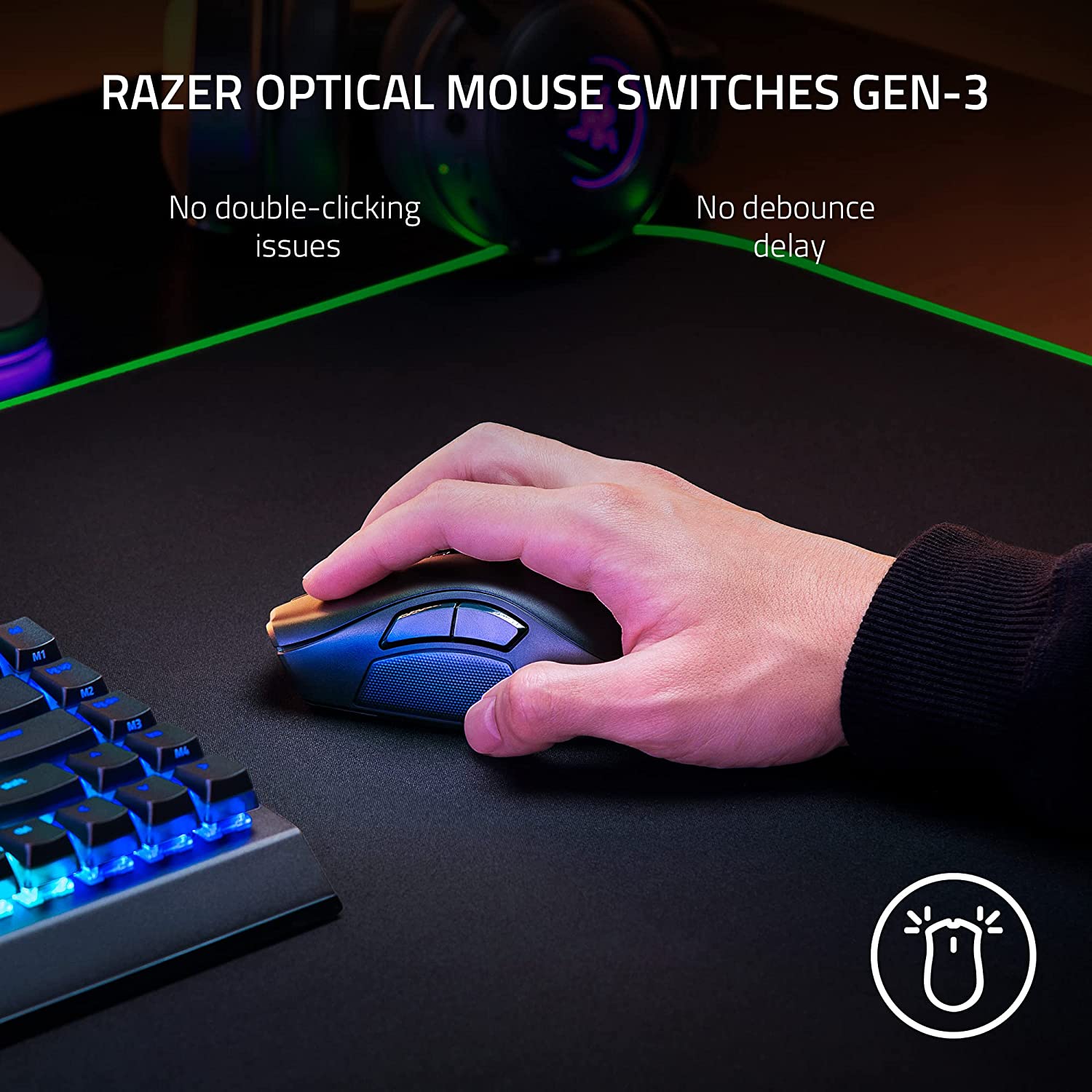 Chuột chơi Game không dây Razer Naga V2 Pro - Hàng chính hãng