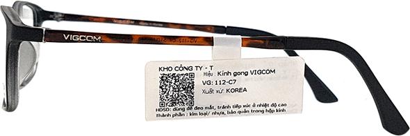 Gọng Kính Thời Trang Vigcom VG112 C7 (52/19/140)