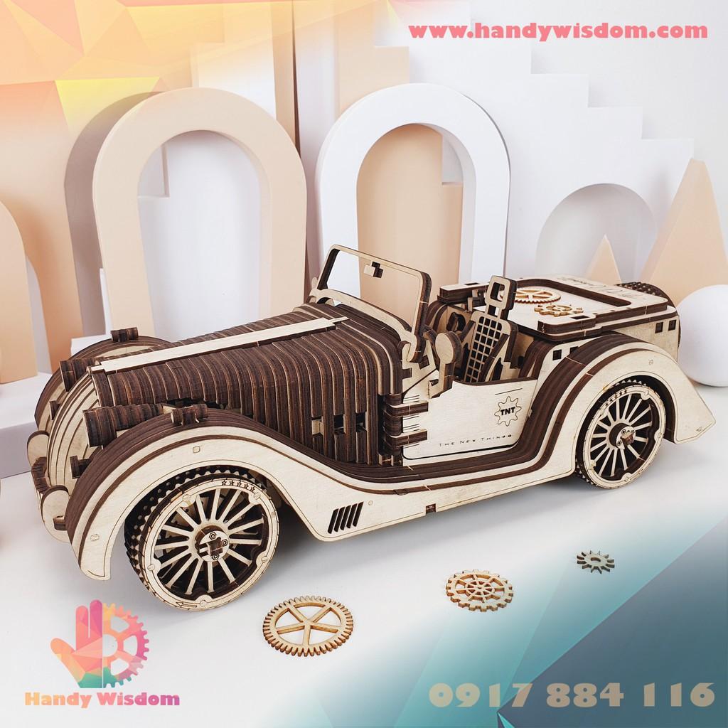 Mô hình gỗ chuyển động - Xe Roadster VM-01