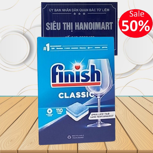 Viên rửa bát Finish megapack 110 viên nhập khẩu Châu âu