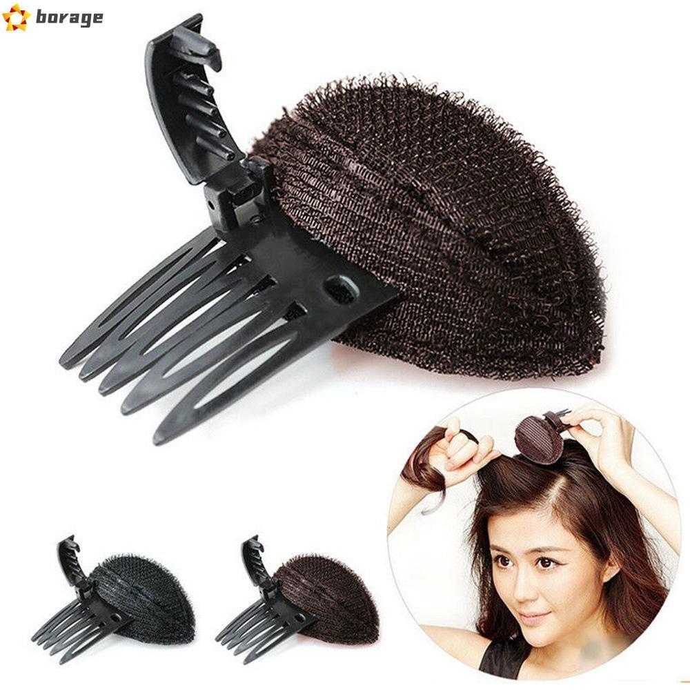 （Người bán hàng giỏi nhất) Kẹp tóc mái có đệm xốp làm phồng tóc bồng bềnh thời trang phong cách Hàn Quốc cho nữ