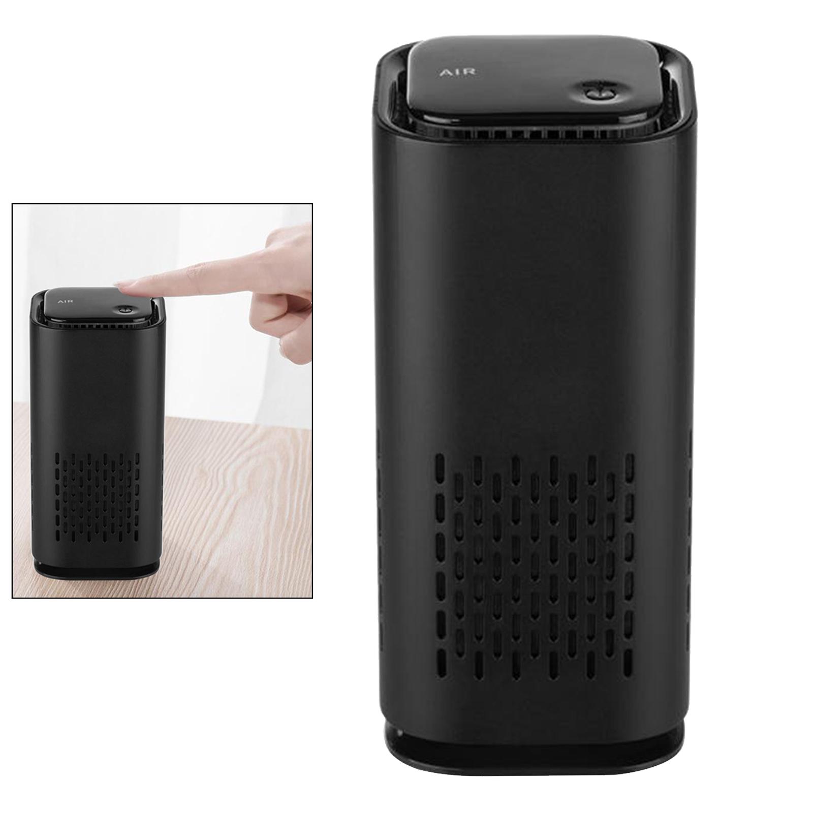 Mini Air Purifier for Home, Anion Air Purifier Filter, Quiet Filtration System Air Cleaner Removes Smoke Odor Dust Mold