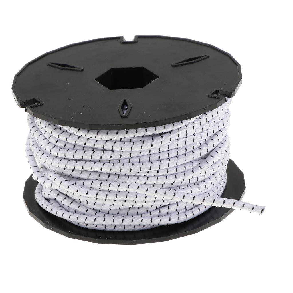 Elastic Cord Kayak Boat Marine Heavy Duty Shock Rope Tie Down White
