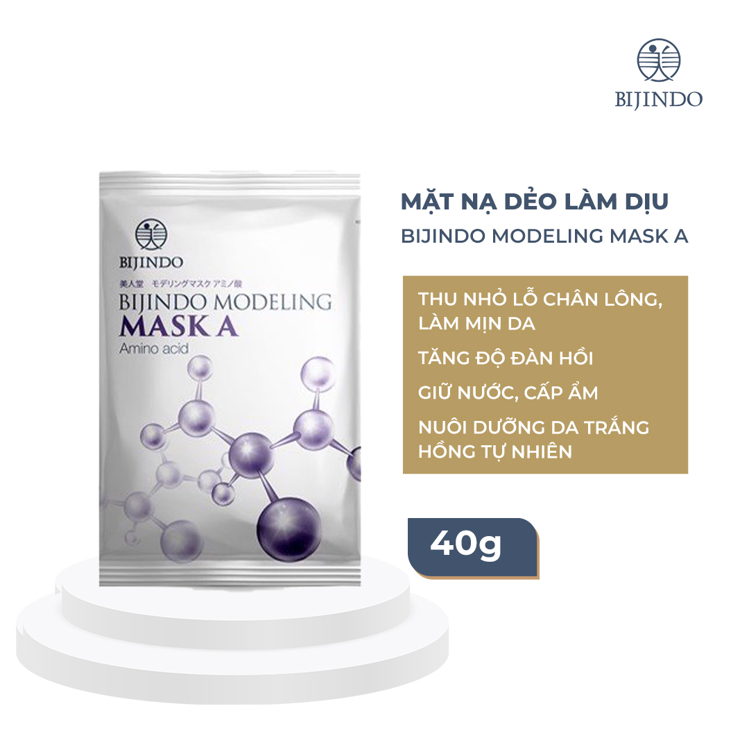 Mặt Nạ Dẻo Làm Dịu Da BIJINDO Modeling Mask A (Amino Acid) 40g