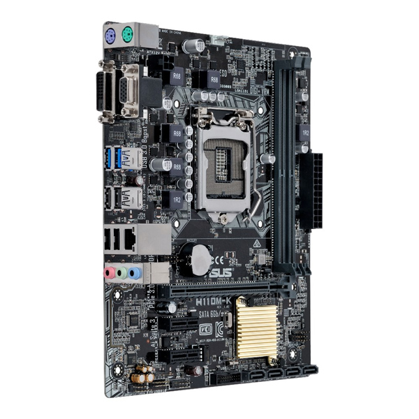 Mainboard Asus H110M K (Socket 1151, DVI+VGA DDR4) - Hàng chính hãng Viết Sơn phân phối