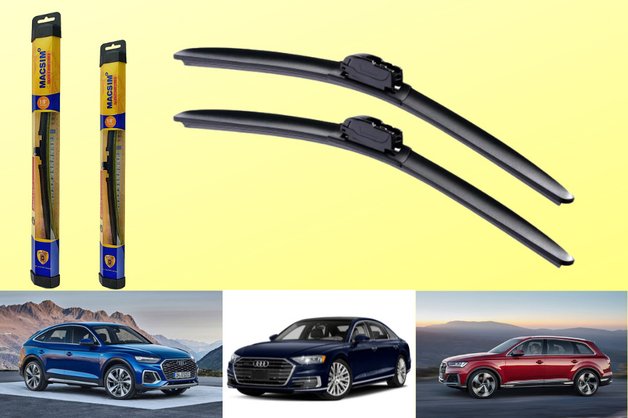 Combo cần gạt nước mưa ô tô Macsim cho xe BMW I3 2017-2018