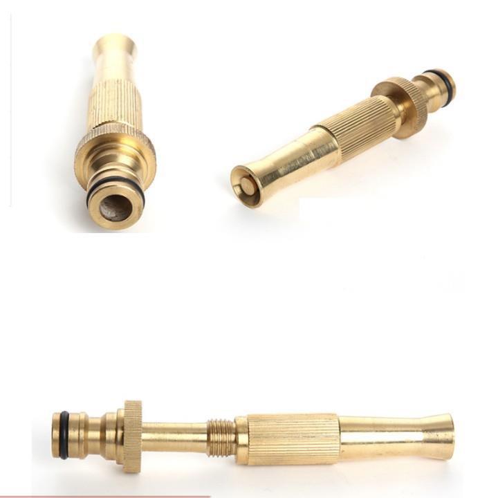 Bộ dây vòi xịt nước rửa xe, tưới cây . tăng áp 3 lần, loại 3m, 5m 206587 cút sập,nối nhựa vàng+ tặng đai