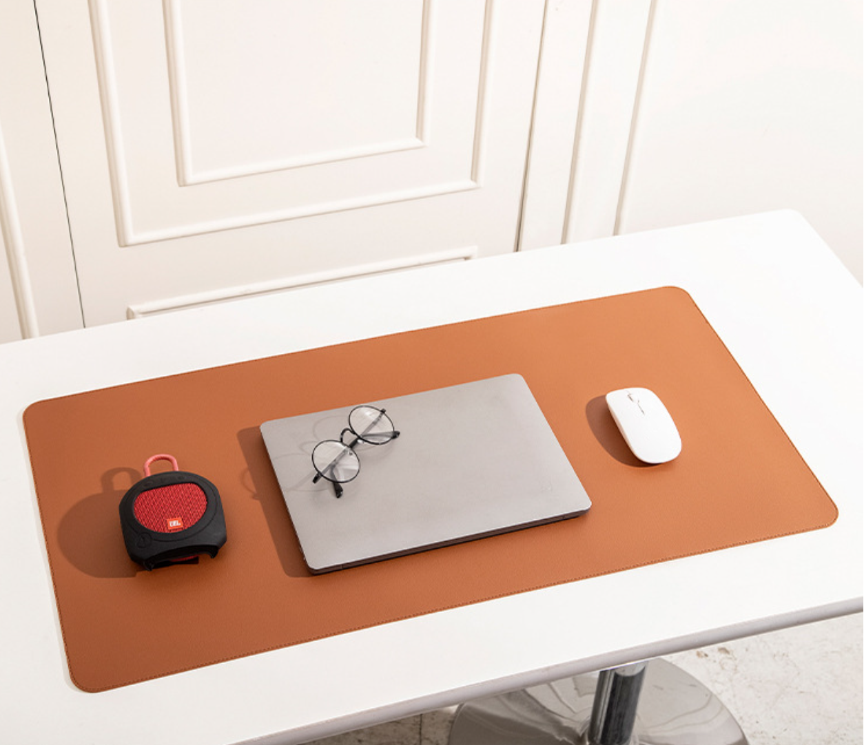 Deskpad da tấm di chuột miếng lót chuột khổ lớn, thảm da trải bàn làm việc 60x30cm - Hàng chính hãng