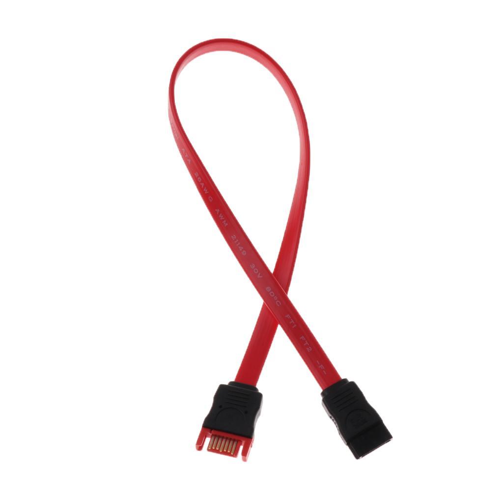 7 Pin Data Male to Female HDD Cable Adapter Extension Cable