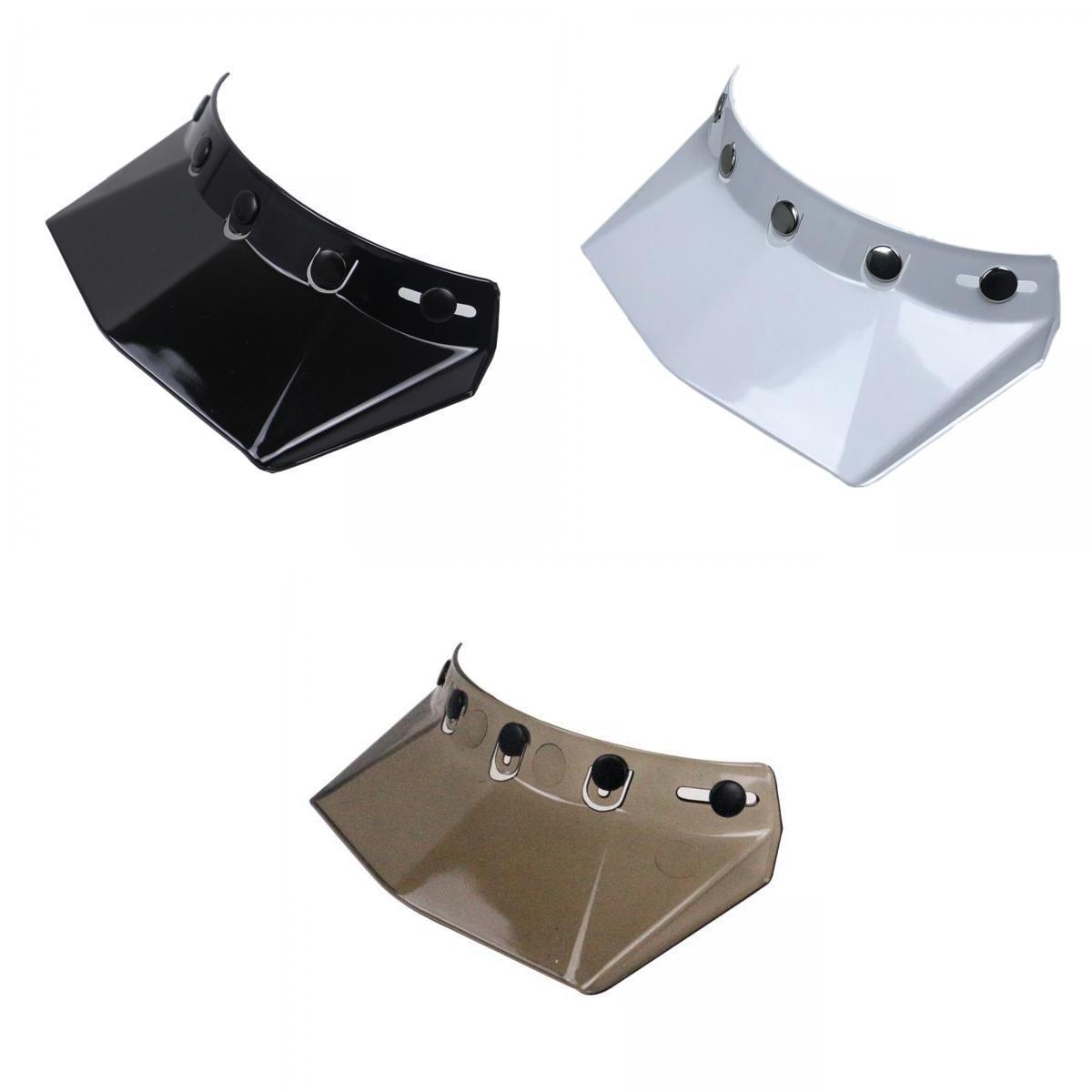 3PCS 5-Snap Adjustable Sun Visor Peak Replace for Motorcycle Durable