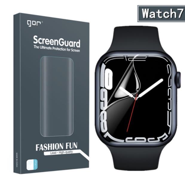 Bộ 2 miếng dán Gor 3D cho Apple Watch Series 7 Size 41/45 mm ( hộp 2 miếng) Hàng nhập khẩu