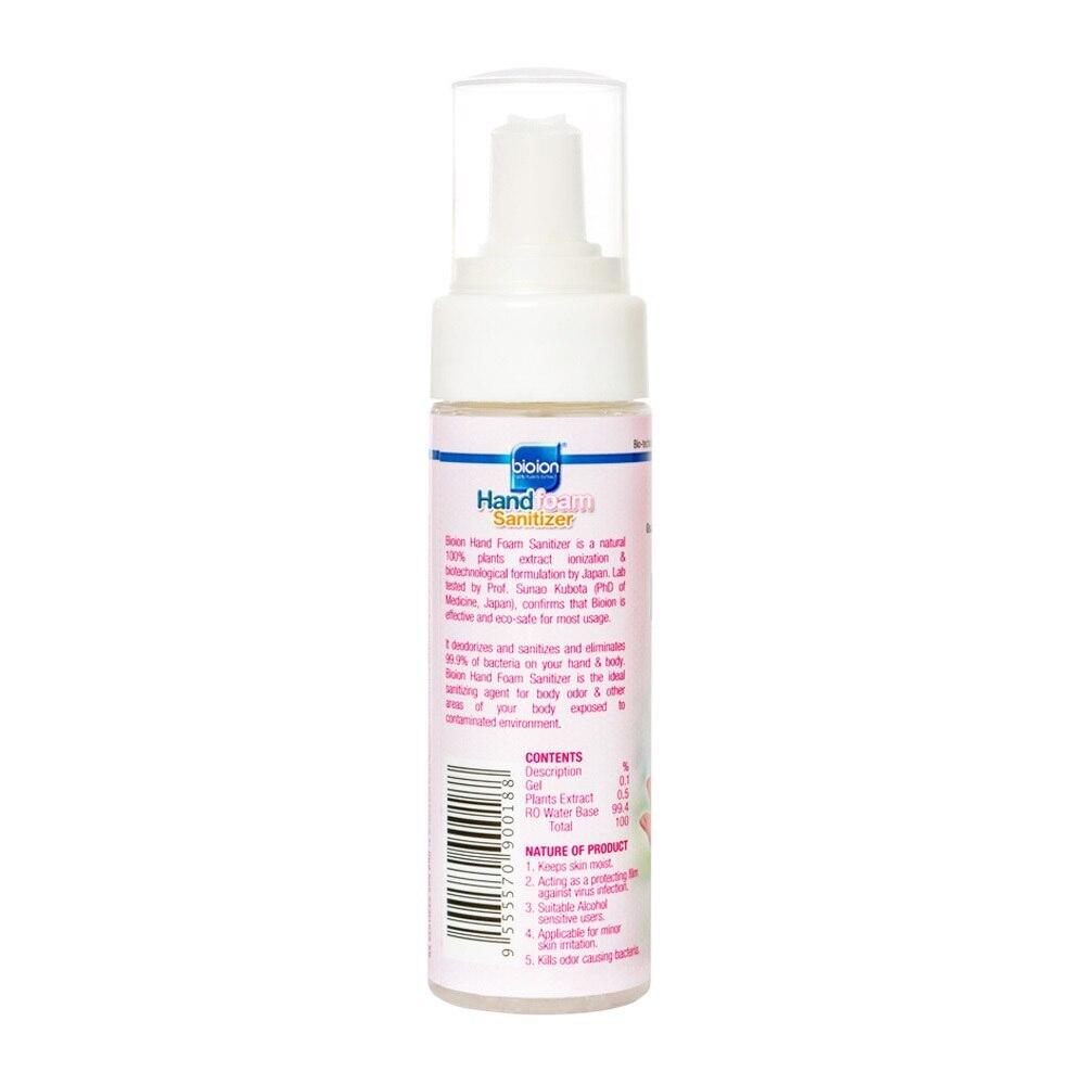 Nước Rửa Tay Khô Bioion Không Cồn, Không Mùi Dạng Bọt Làm Sạch Handfoam 80ml