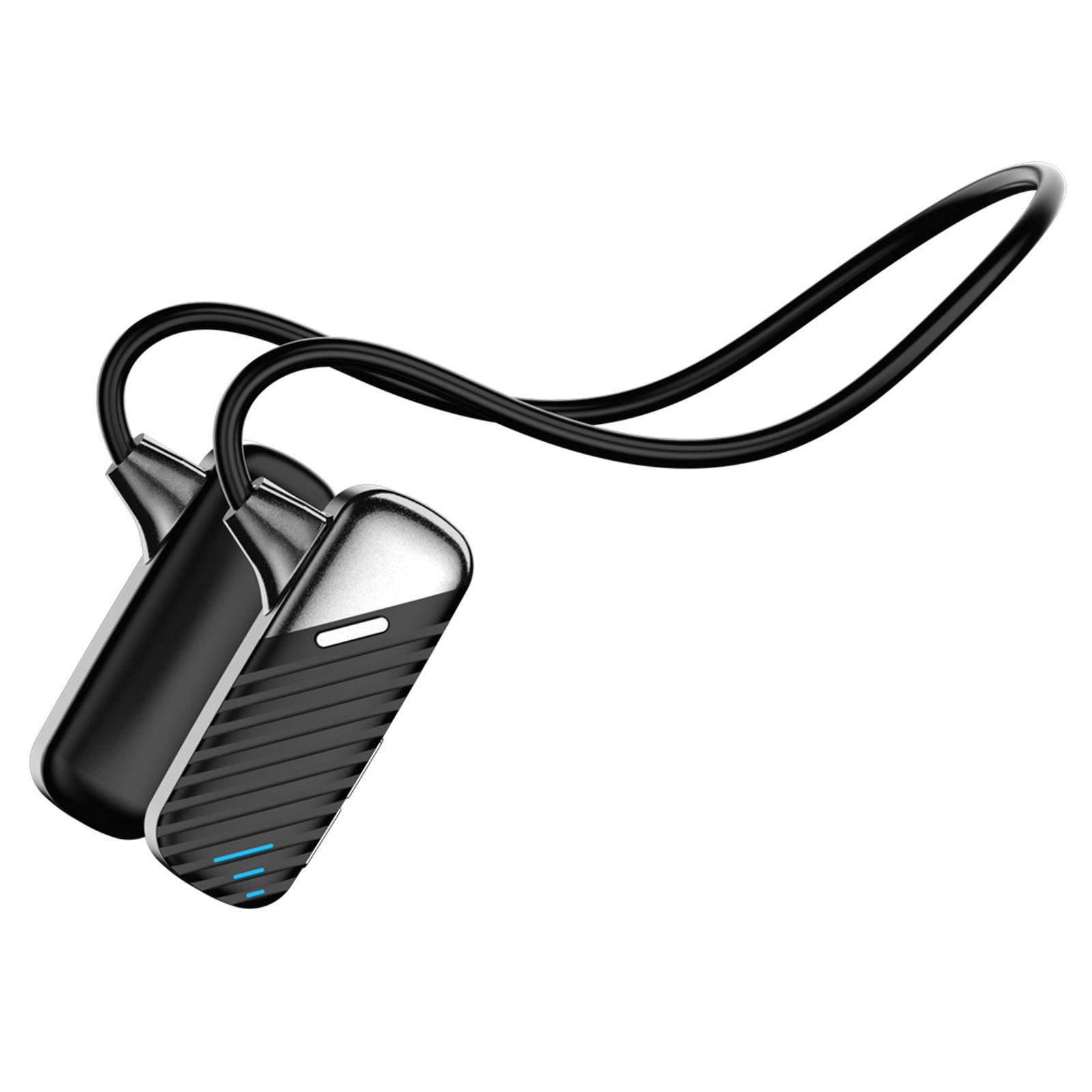 Open Ear Headset IP53 Waterproof with Mic Black