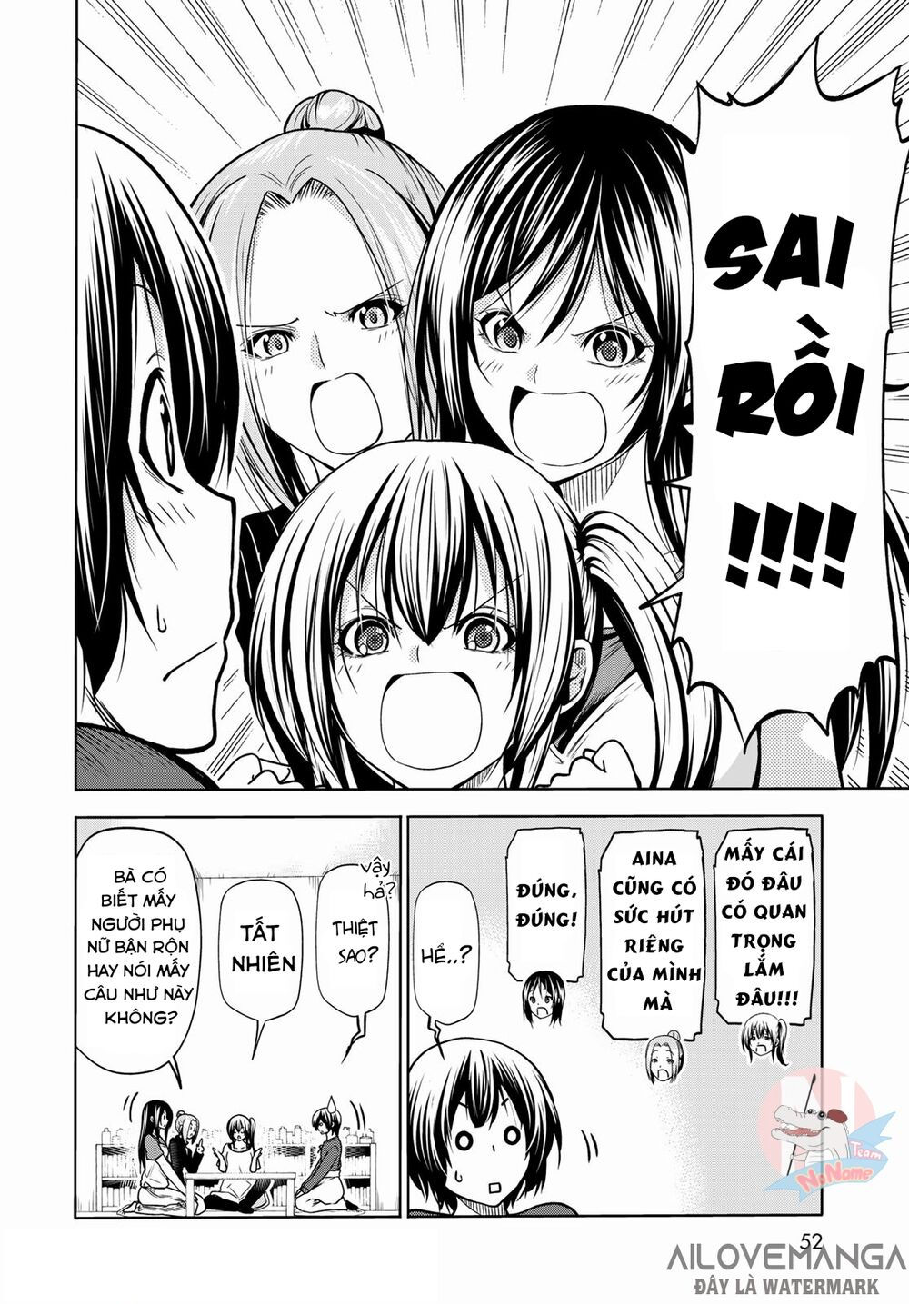 cô gái thích lặn - grand blue chapter 72.2 16