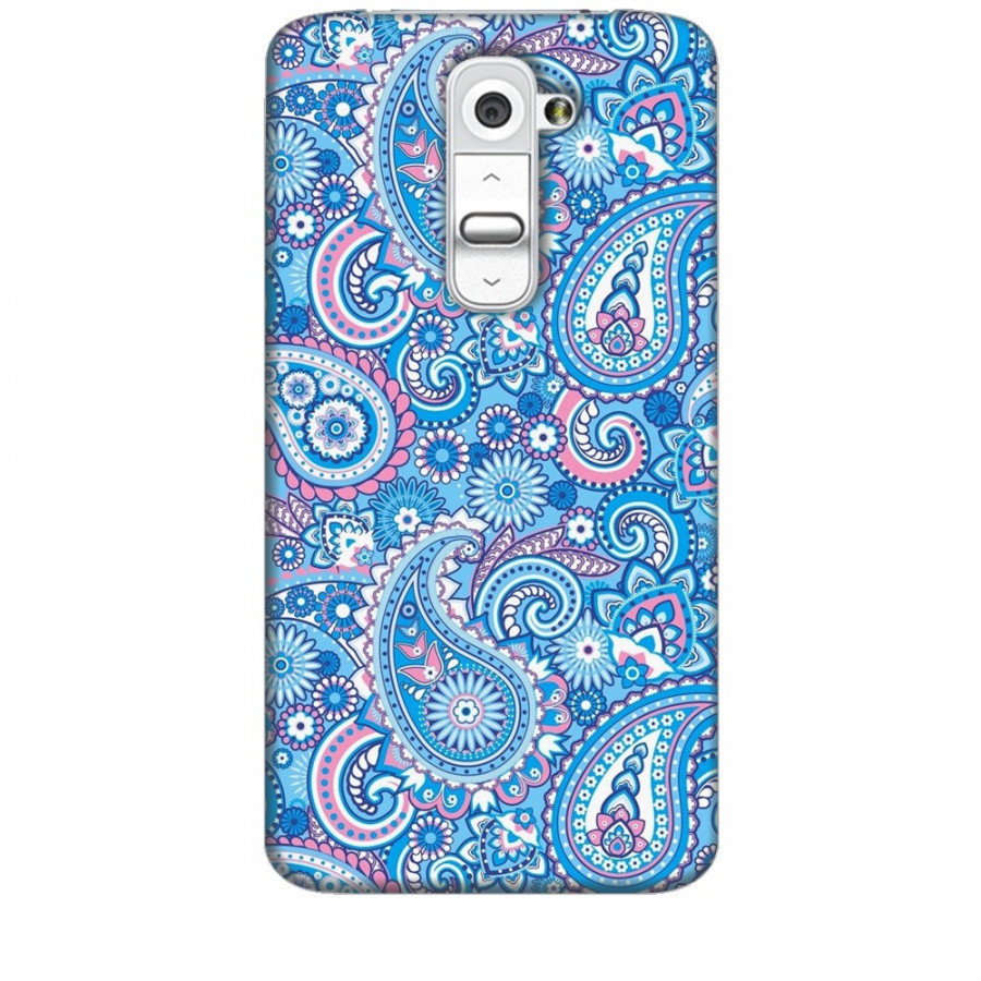 Ốp lưng dành cho điện thoại LG G2 Hoa Văn Xanh