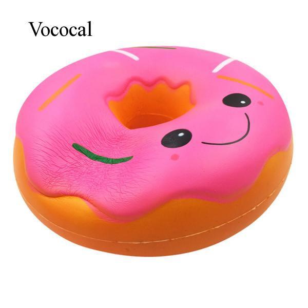 Đồ chơi bóp Squishy kiêm móc khóa hình bánh donut dễ thương __bán cho hết