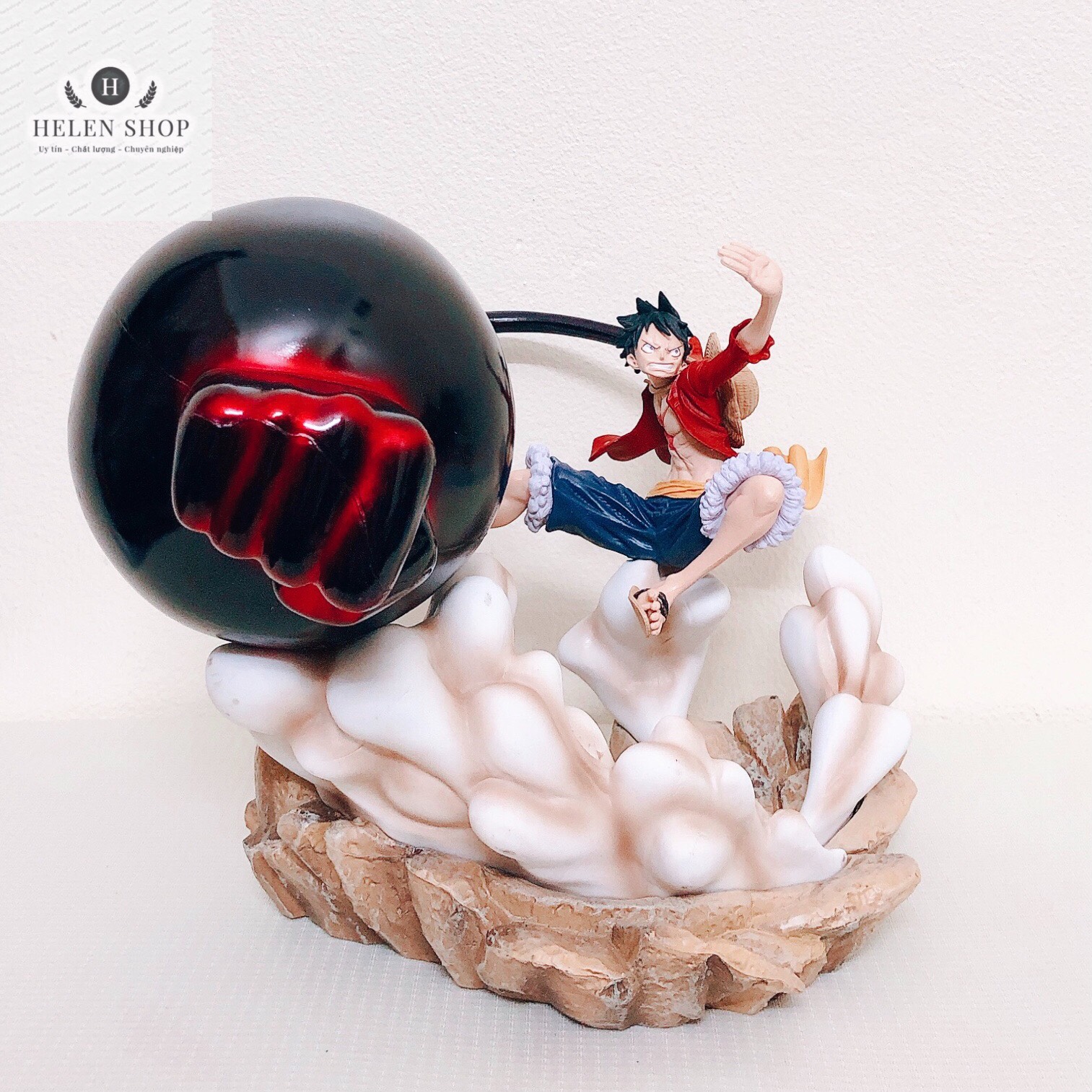 Mô hình One Piece Luffy gear 3 buff haki vũ trang cực ngầu