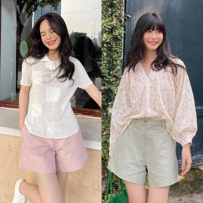 QUẦN ỐNG RỘNG NỮ KAKI NGẮN LƯNG CAO MÀU TRƠN PASTEL SHORTS DẠO PHỐ ĐI BIỂN ĐI CHƠI ĐI TIỆC