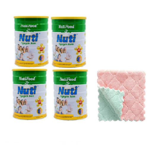 Combo 2 hộp Sữa bột nguyên kem của NutiFood dinh dưỡng hàng ngày cho mọi người
