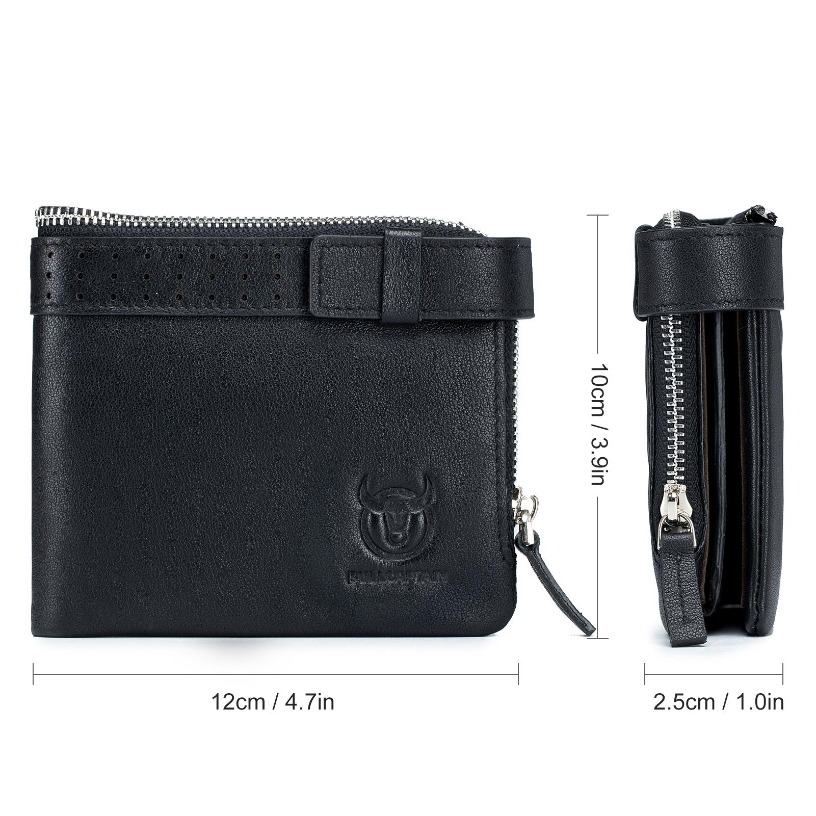 Ví Da Nam Hai Mặt Bullcaptain