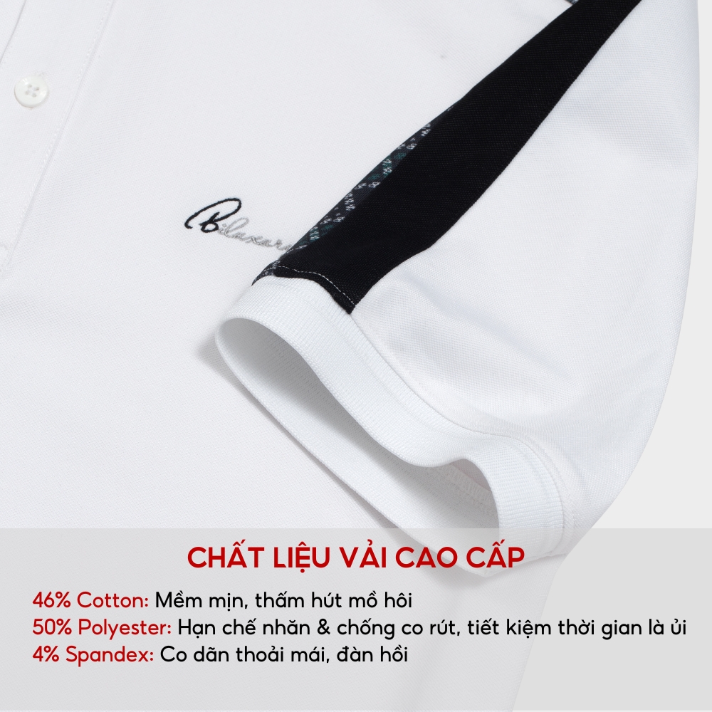 Áo Polo Vải Cotton Mềm Mịn, Thoáng Mát, Bền Màu, Chống Nhăn 7APCH002TRK