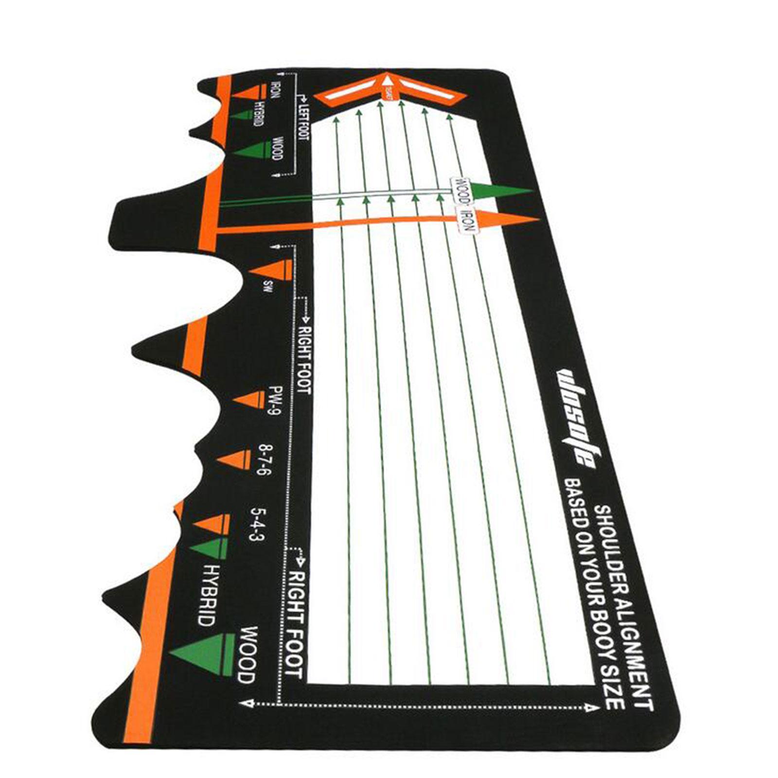Golf Practice Swing Mat, Golf Swing Practice for Swing Detection Batting, Golf Pad for Driving Range Golf Accessories