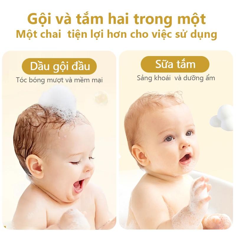 Dầu gội và sữa tắm dành cho trẻ em 2 trong 1 thương hiệu Einmilk