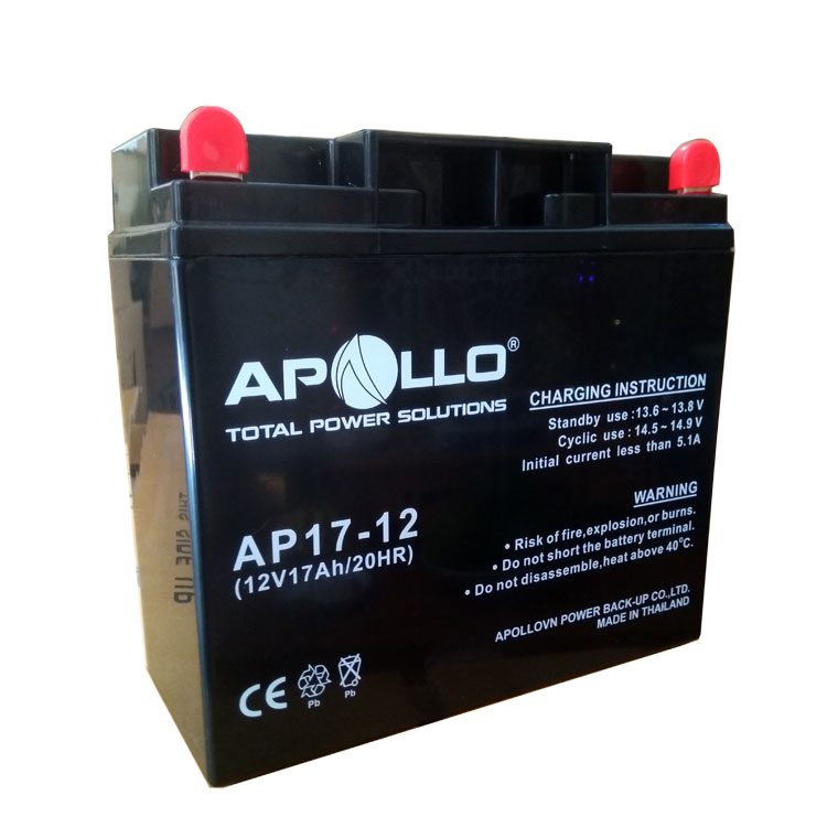 Ắc quy Apollo 12V 17Ah, AP17-12- Hàng nhập khẩu