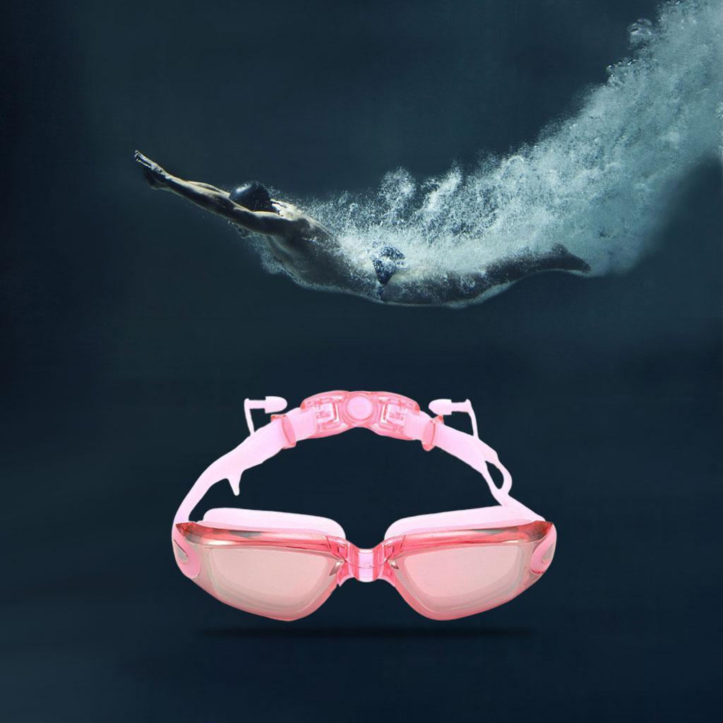Swimming Goggles with Earplug Polarized Comfortable for Snorkeling gray